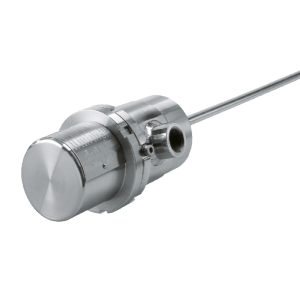 photo d'un capteur de déplacement magnétostrictif temposonics / mts sensors