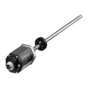 photo d'un capteur de déplacement magnétostrictif temposonics / mts sensors