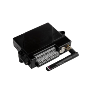 Photo d'un transmetteur avec son antenne pour pont de jauges complet transmission sans fil